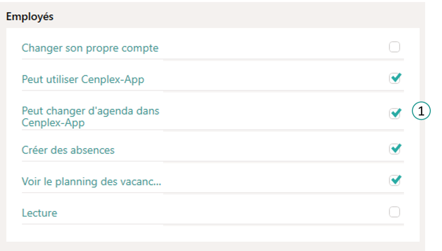 D&eacute;finir le droit d'utilisateur