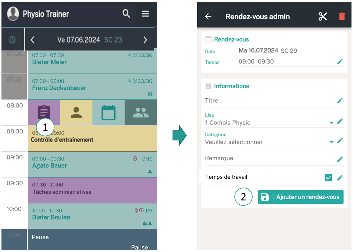Ajouter un rendez-vous Admin