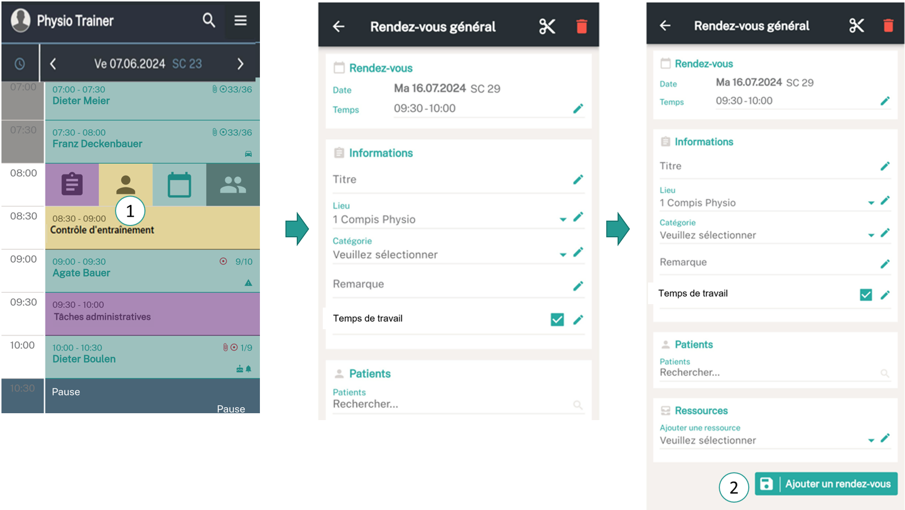 Ajouter un rendez-vous g&eacute;n&eacute;ral