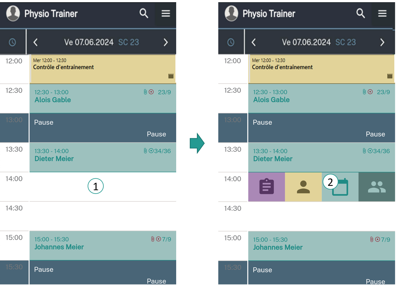 Choisir le type de rendez-vous
