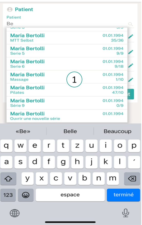 Rechercher un patient