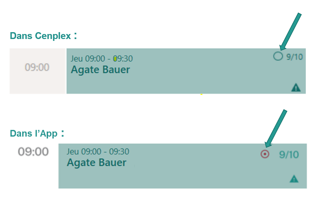 Symbole diff&eacute;rent