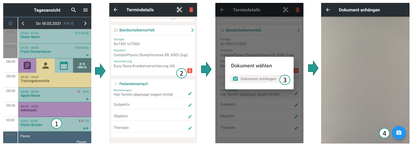 Dokument anh&auml;ngen