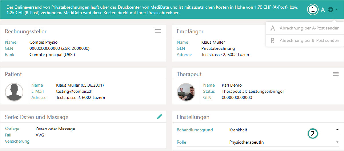Zusatzoptionen