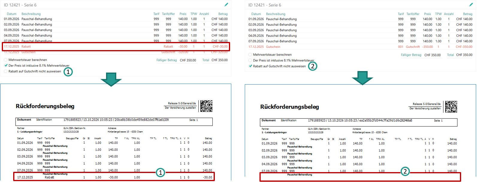 Rabatt ausweisen oder nicht