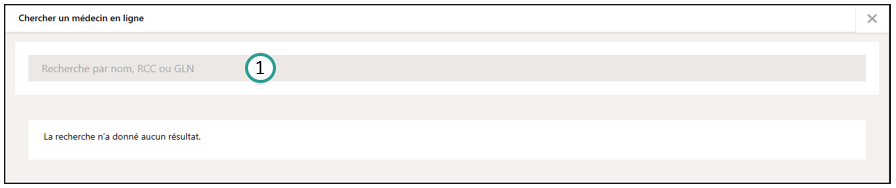 Chercher l'adresse du m&eacute;decin