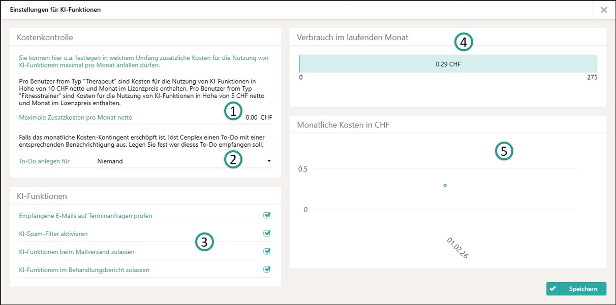 KI-Funktionen verwalten