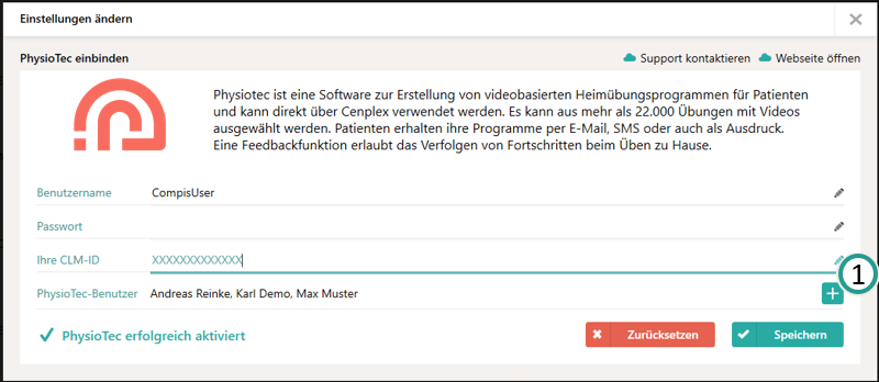 PhysioTec activ&eacute;