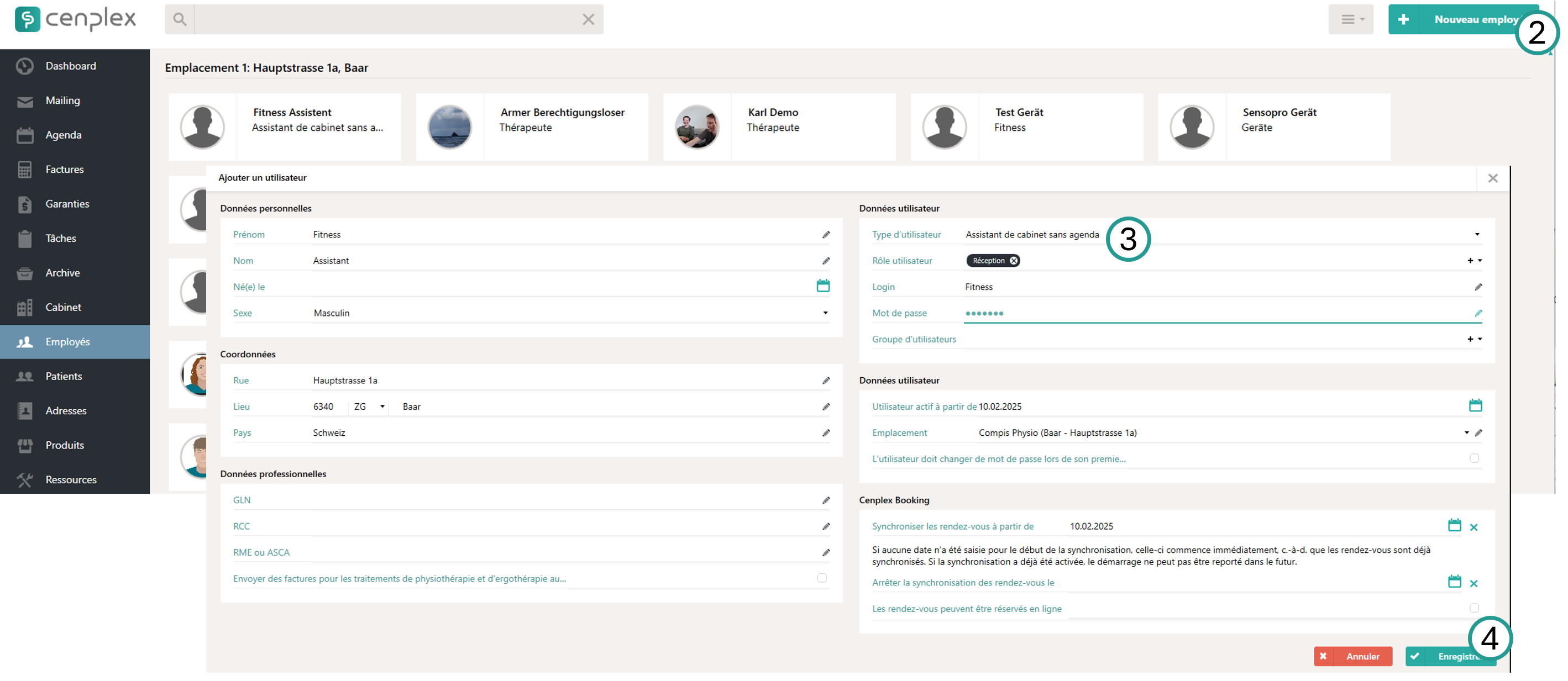 Ajouter un assistant fitness