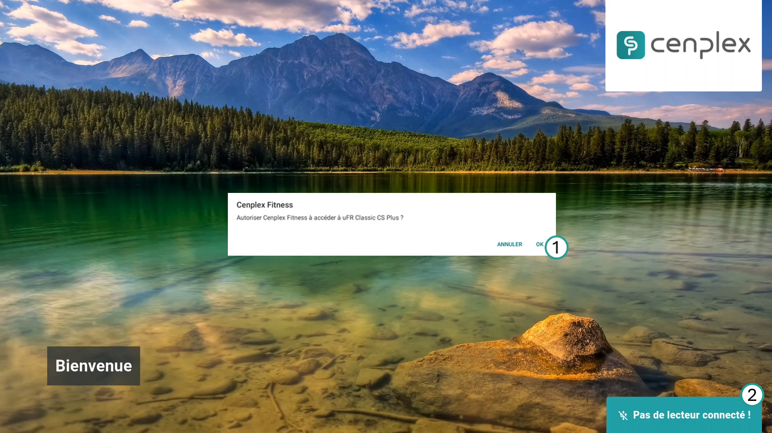 Autoriser l'acc&egrave;s au lecteur de cartes