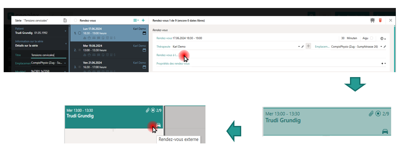 rendez-vous &agrave; l'ext&eacute;rieur