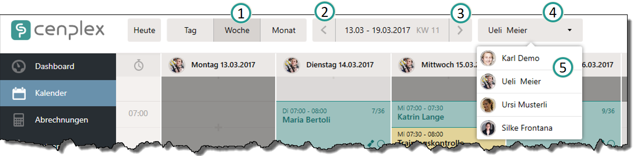 Wochenansicht
