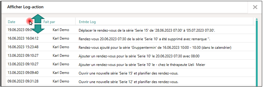 Exemple de log-action