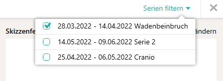 Serien filtern