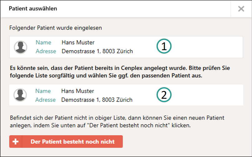 Patientenpr&uuml;fung