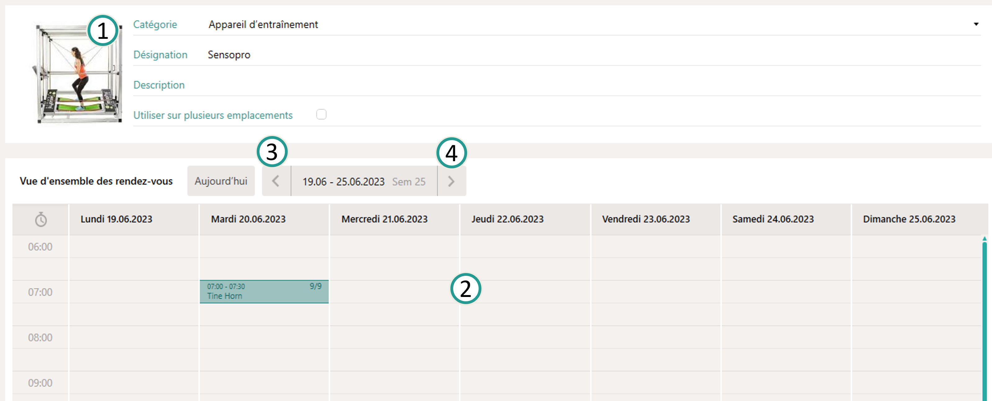 Affichage d&eacute;taill&eacute; des ressources
