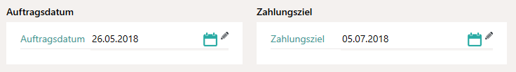 Zahlungsziel anpassen