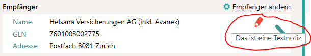 Notizen zu Kostentr&auml;gern