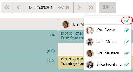 Therapeutenauswahl
