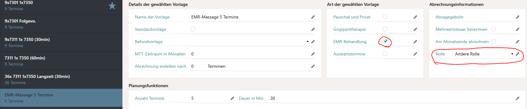 Pr&eacute;d&eacute;finir le r&ocirc;le