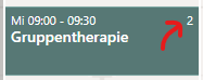 Teilnehmer pro Gruppentermin