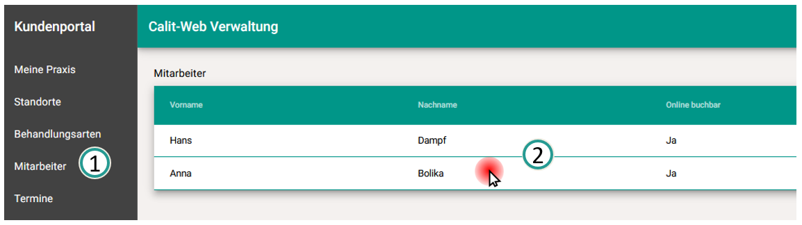 Reihenfolge Mitarbeiter ver&auml;ndern