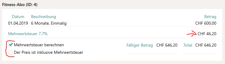 Mehrwertsteuer einrechnen