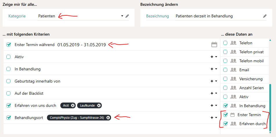 patientenauswertung