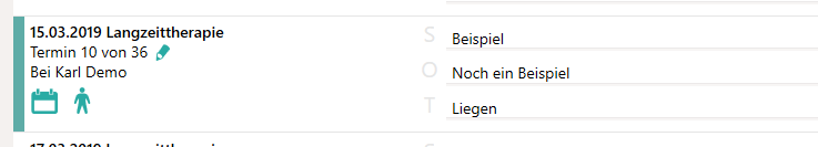 Patientenverlauf erweitert