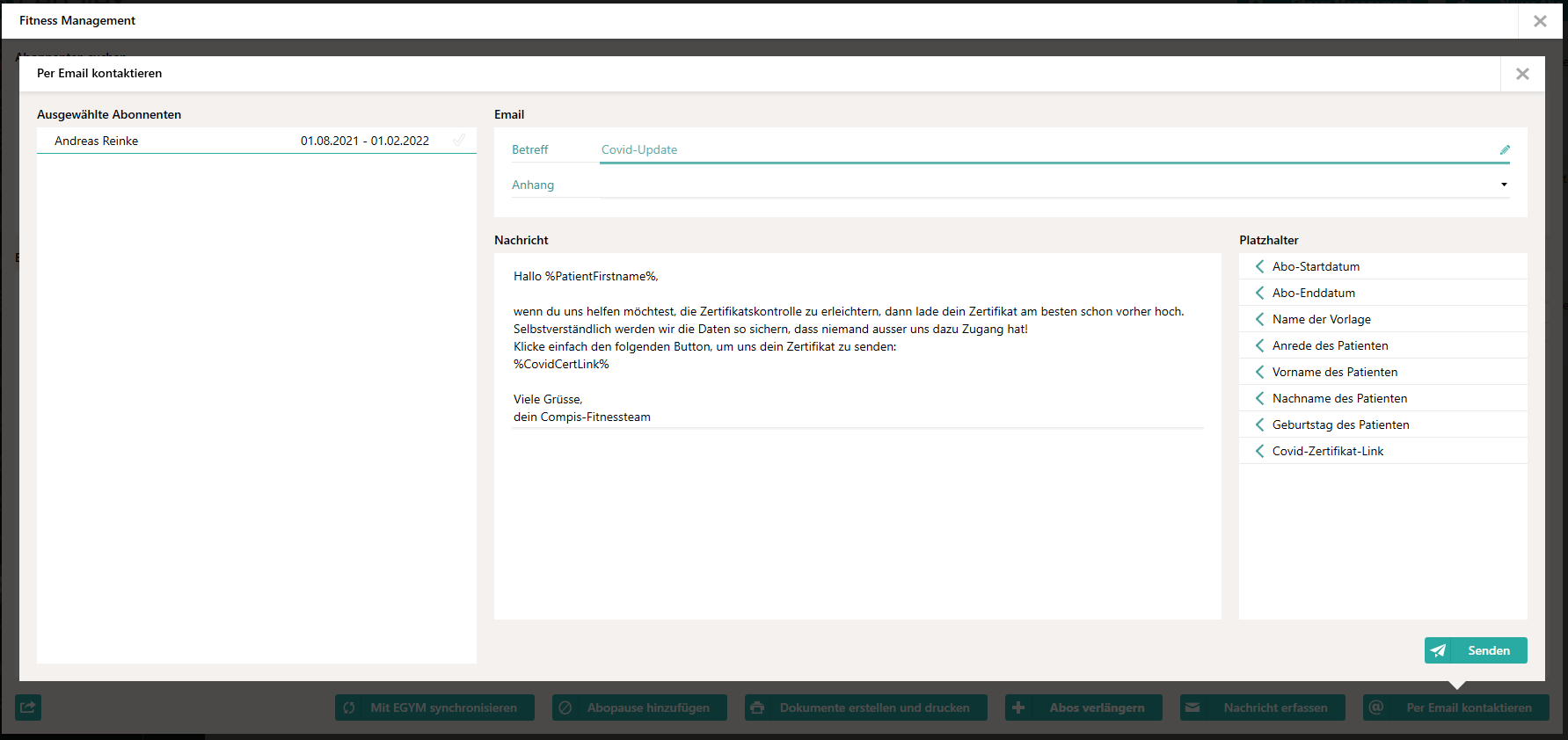 E-Mail mit Link schreiben