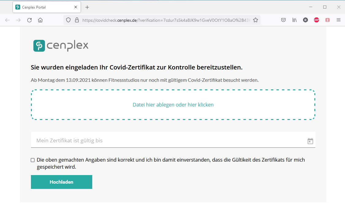 Ganz einfach Zertifikat hochladen