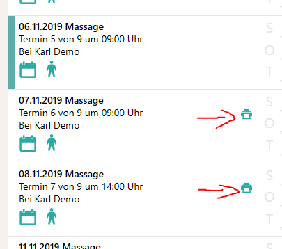 Status im Verlauf