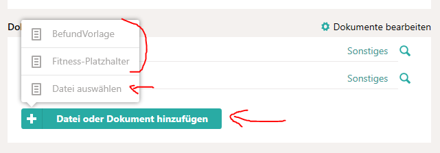 Dokument erstellen