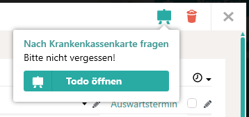 To-Do-Anzeige im Termindetail