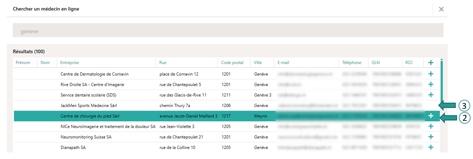 Ajouter une adresse