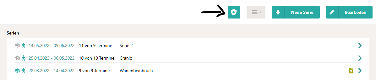 in der Patientenansicht