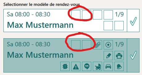 Configuration des rendez-vous