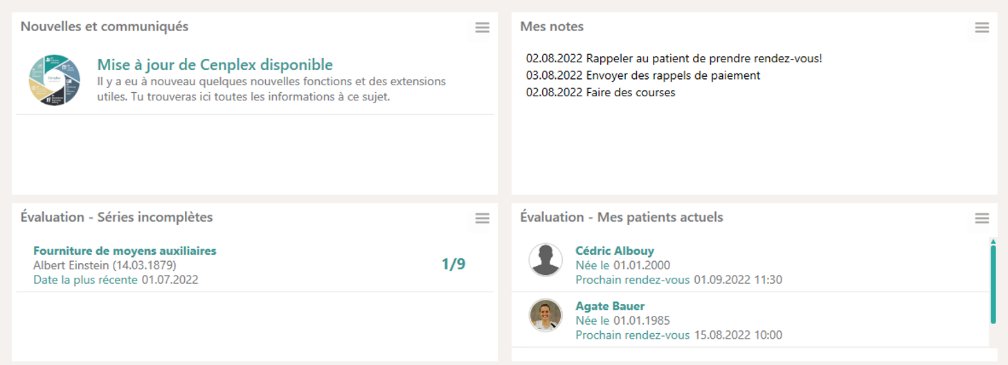 Trois nouvelles boites