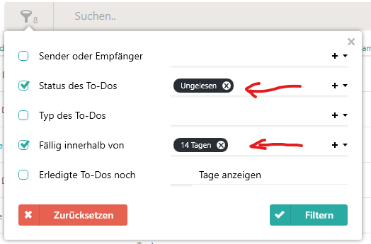 Neuer Filter