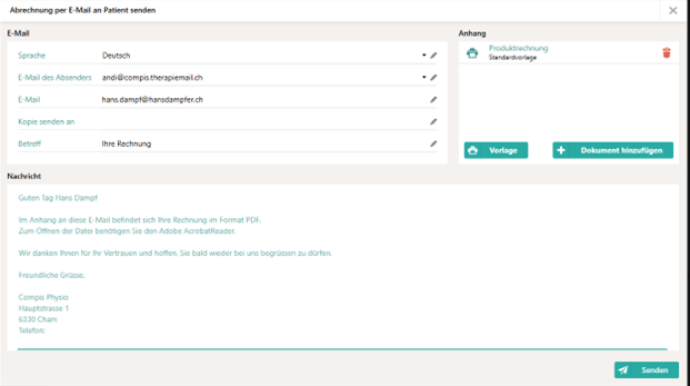 Neue E-Mailfunktion