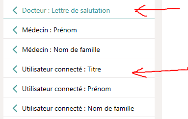 Nouveaux caract&egrave;res de remplacement