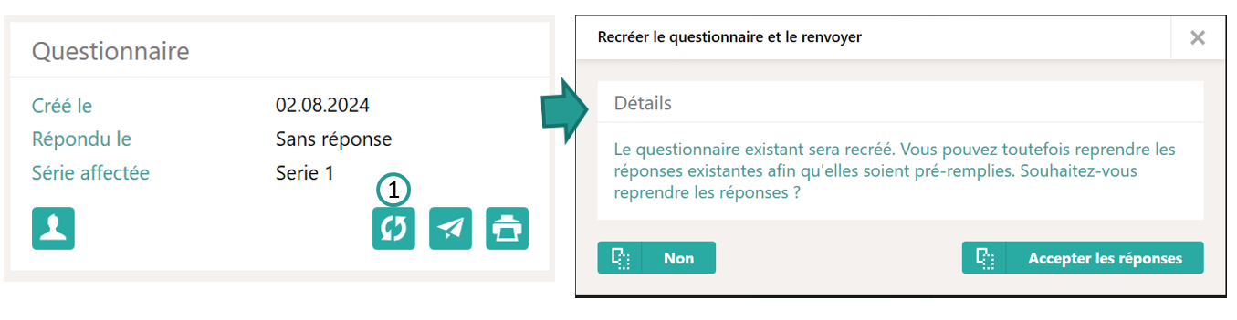 Renvoyer le questionnaire