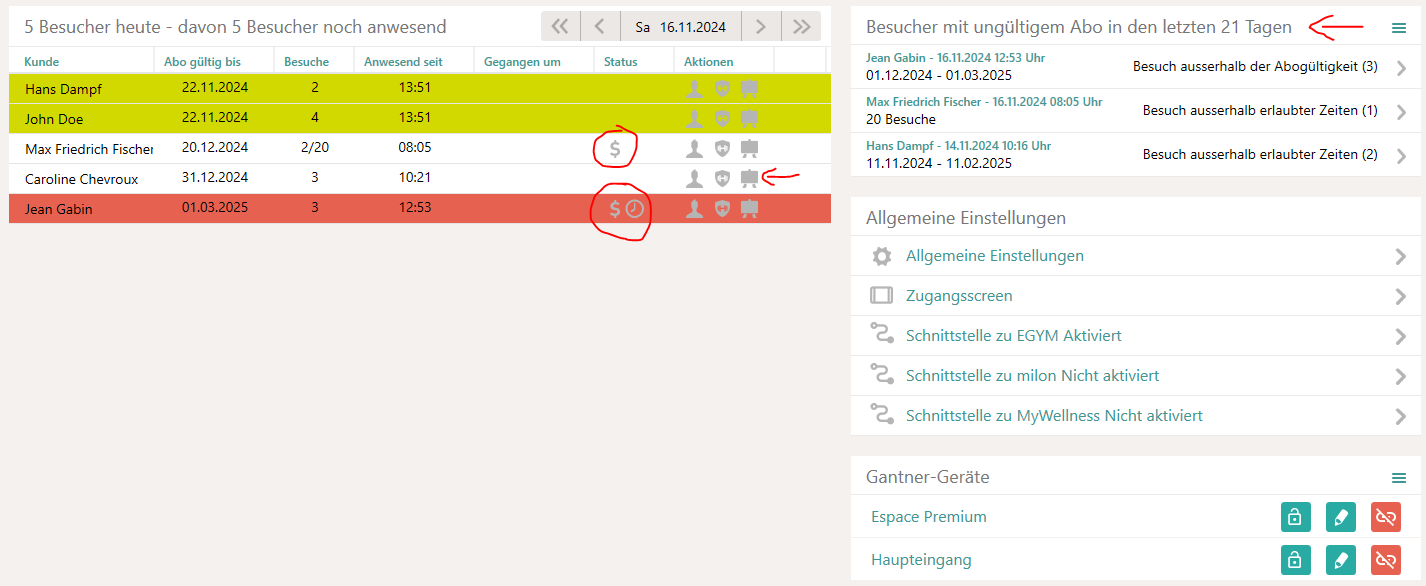 Neuer Infobereich