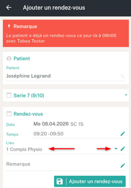 Adapter l&rsquo;emplacement