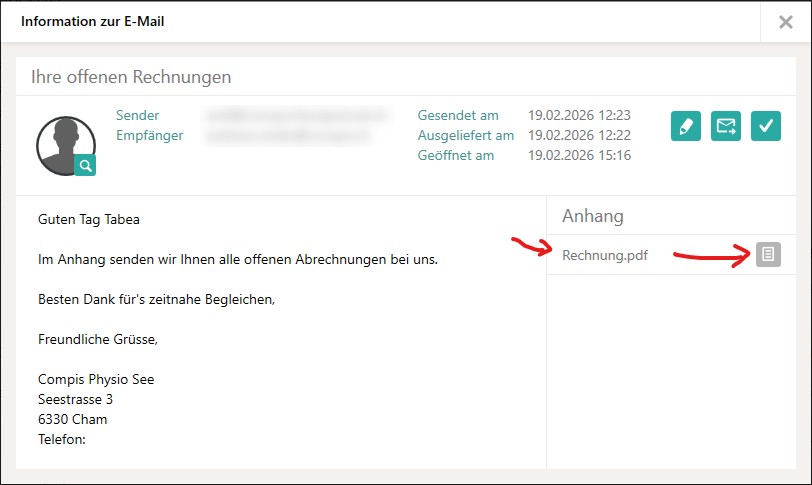 Alle Anh&auml;nge werden gespeichert
