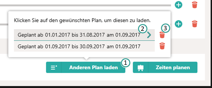 Utiliser l'historique du plan de travail