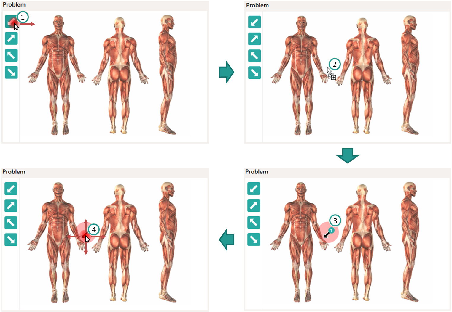 Placer des positions