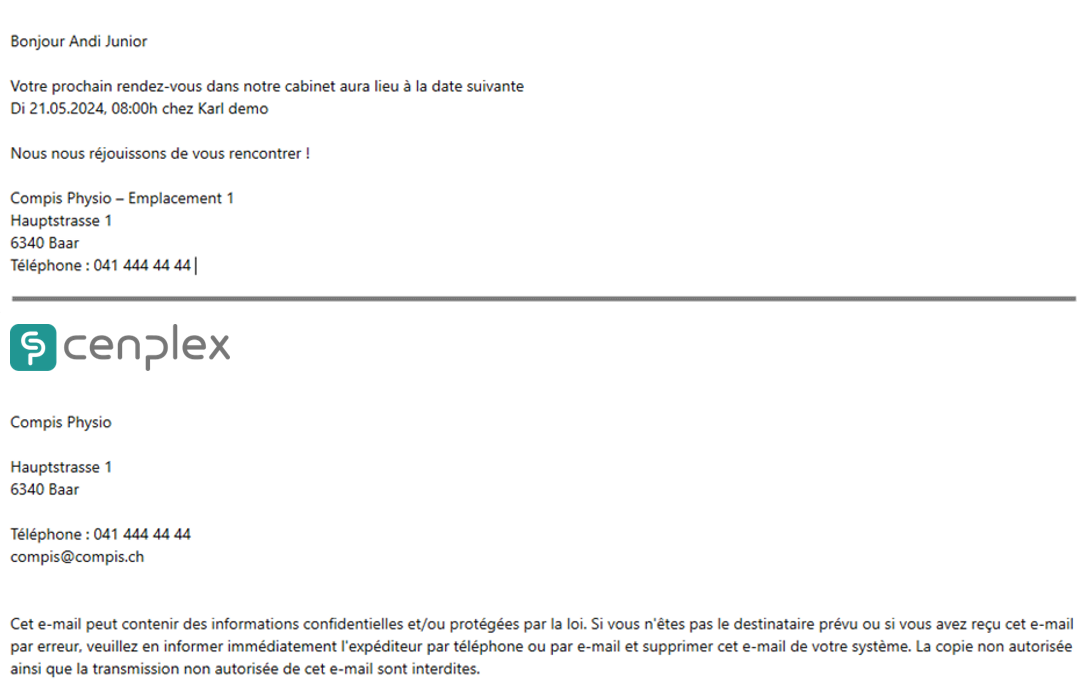 Modèle HTML de base