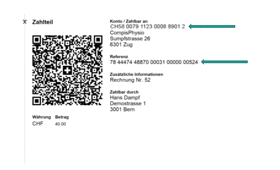 QR Einzahlungsschein